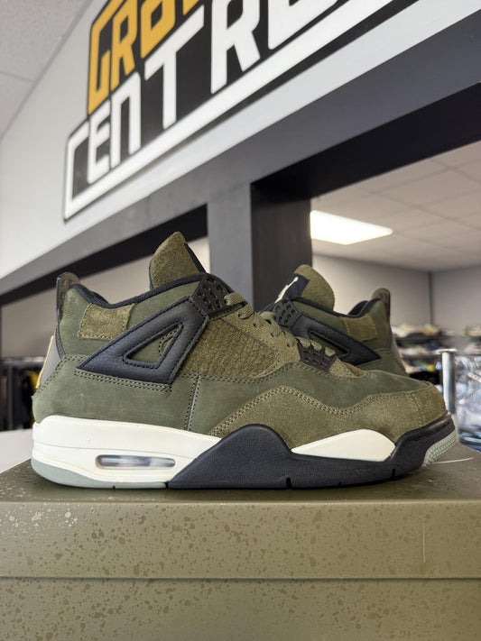 Jordan 4 "Craft Olive" Used Size 10.5