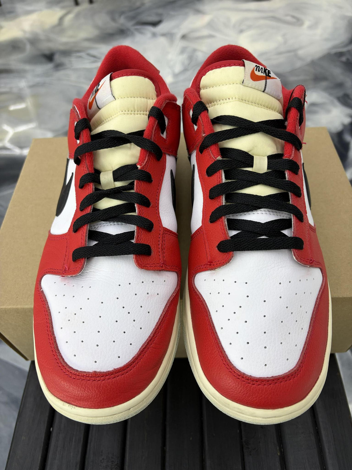 Nike Dunk Low "Chicago Split" Used Size 13