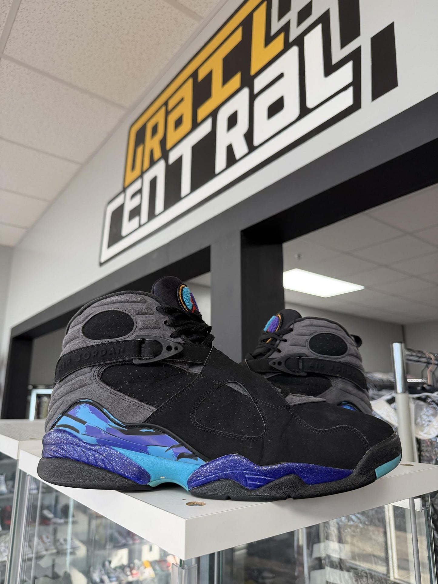 Jordan 8 "Aqua" Used Size 10