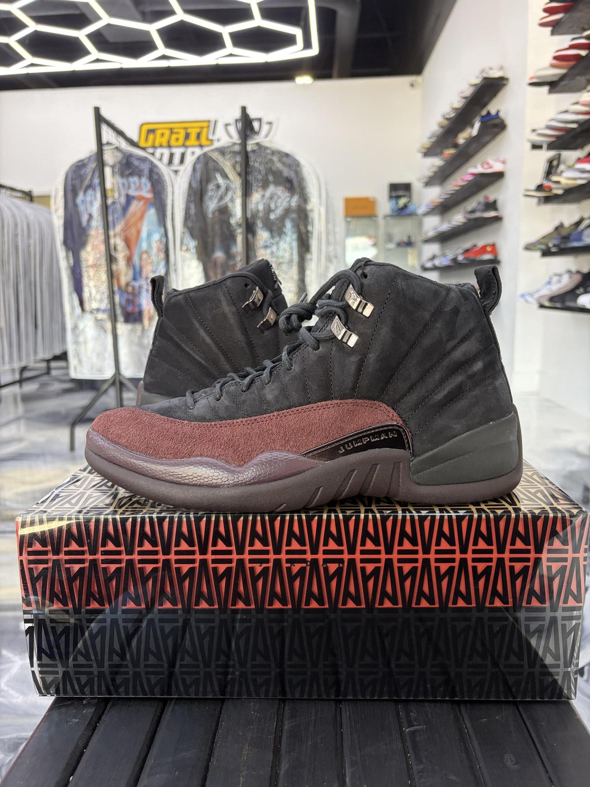 Jordan 12 A Ma Maniére "Black" Size 11W/9.5M