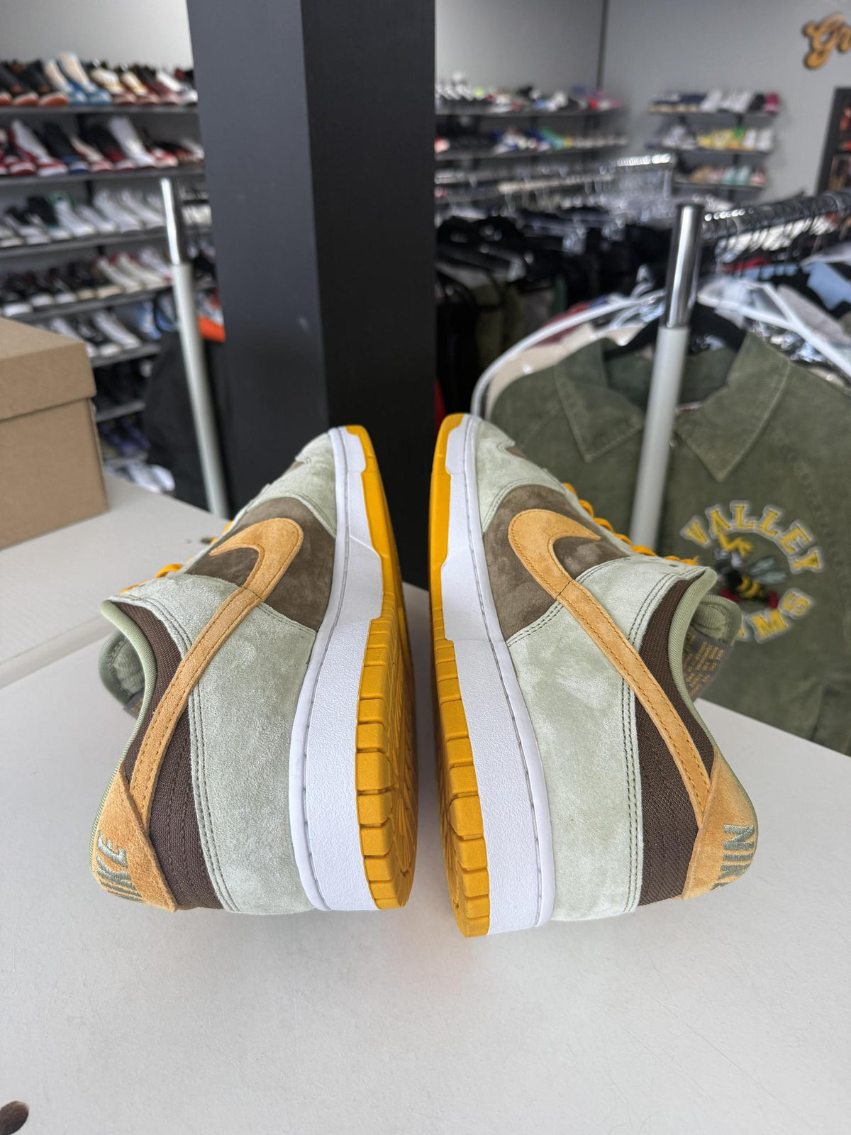 Nike Dunk Low "Dusty Olive" Used Size 14