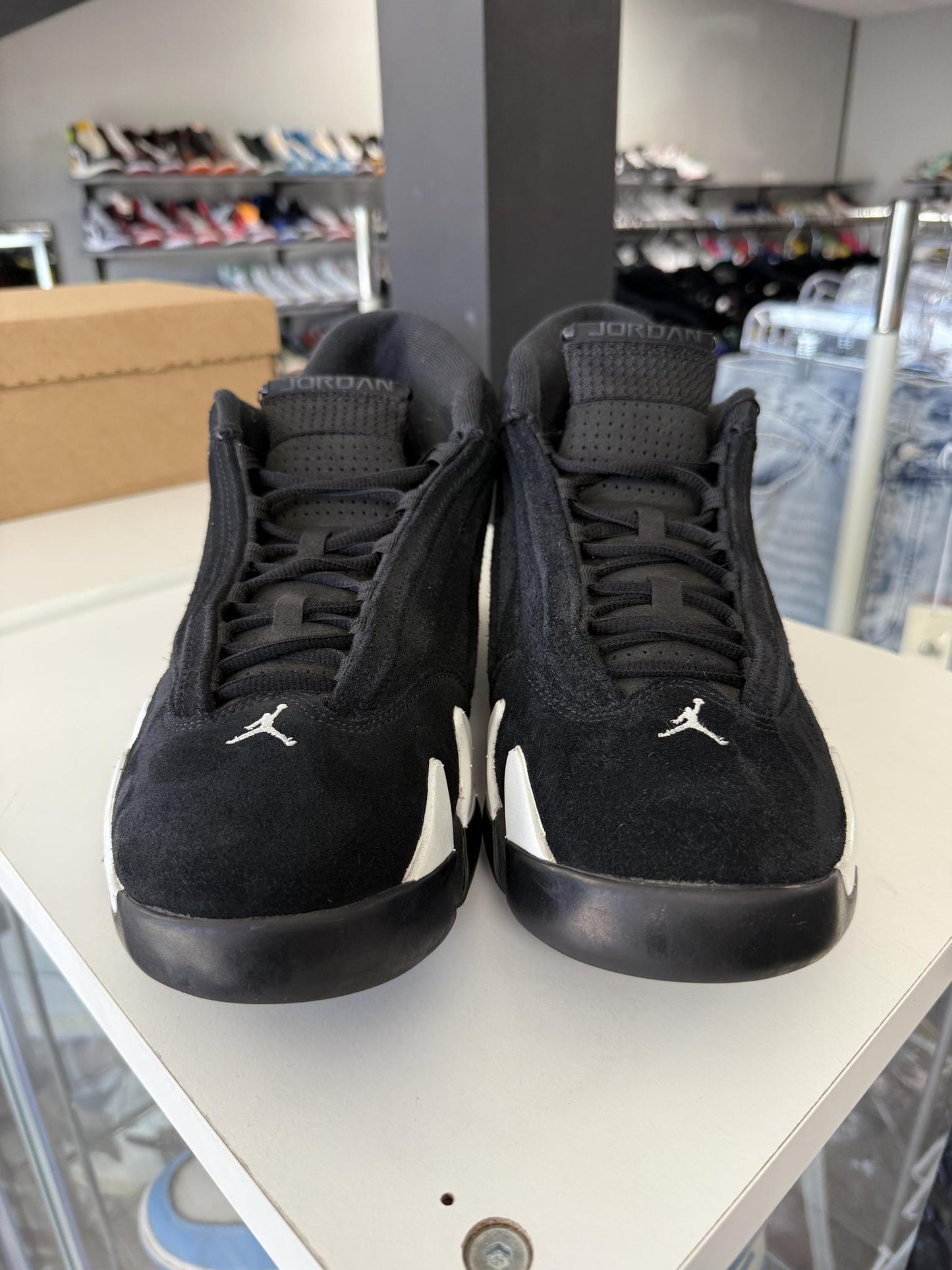Jordan 14 "Black White" Used Size 13