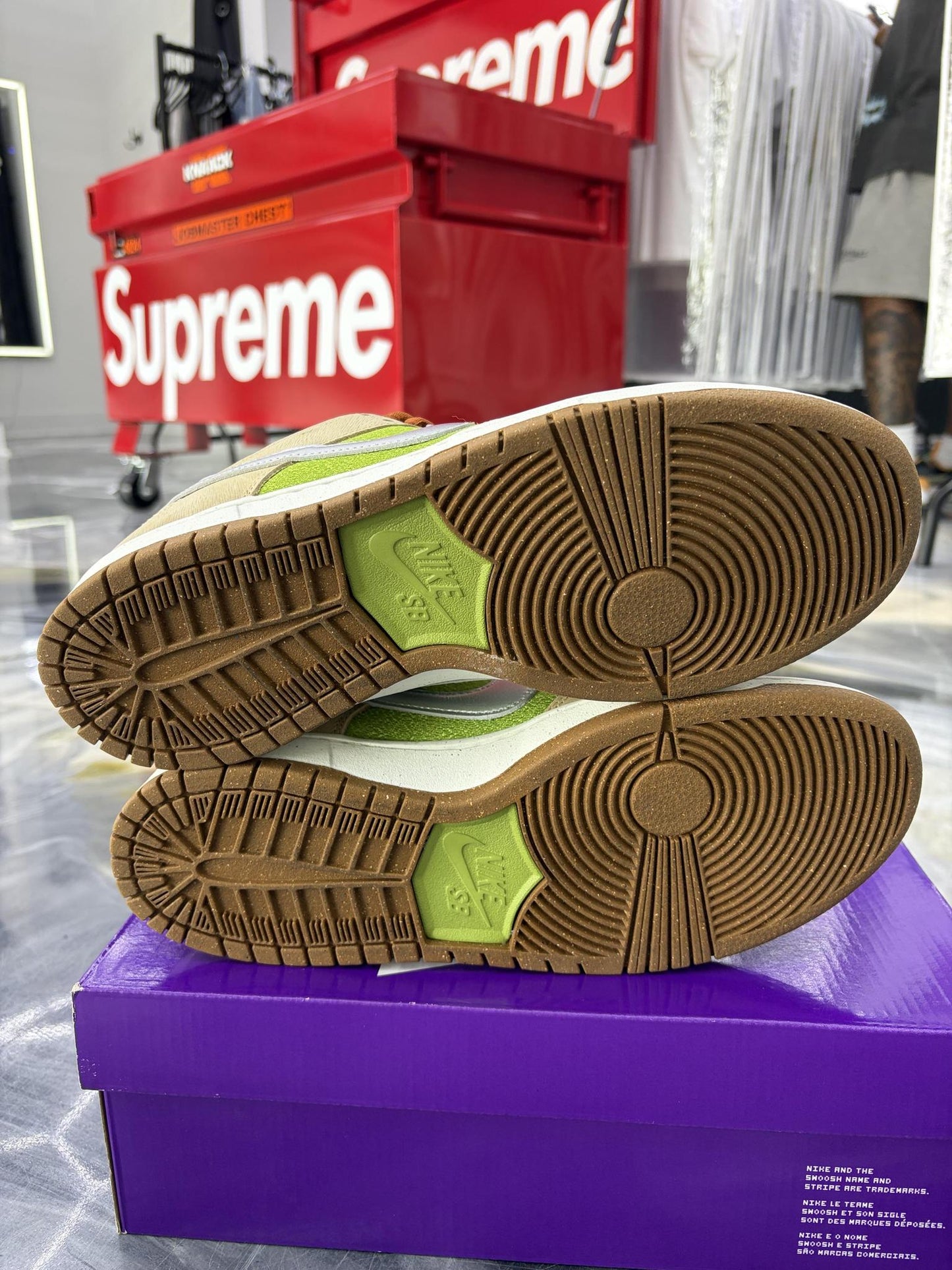 Nike SB Dunk Low "Escargot" Used Size 10.5