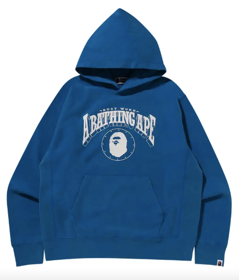 A Bathing Ape Hoodie "Busy Work Blue"
