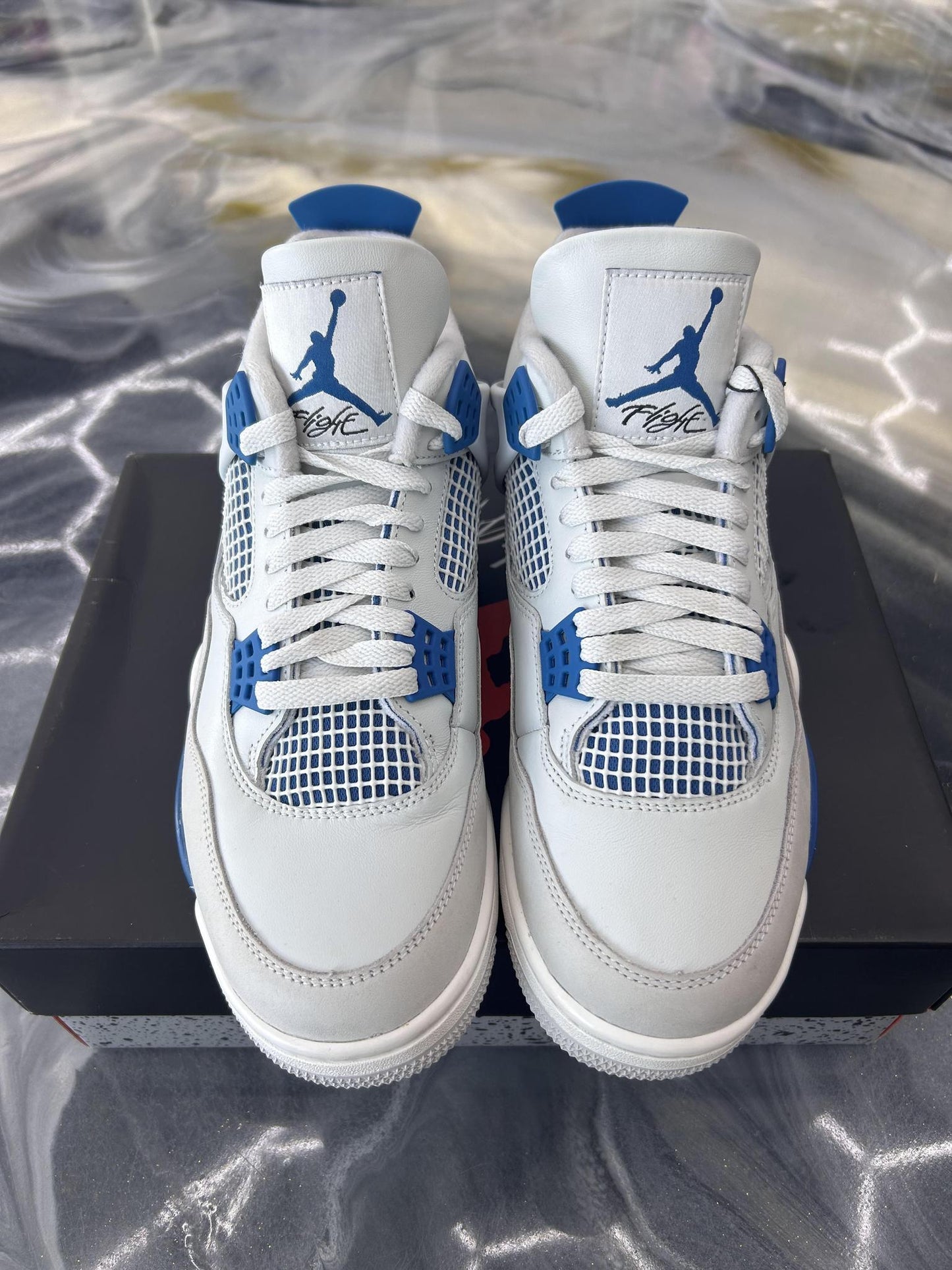 Jordan 4 "Military Blue" Used Size 9