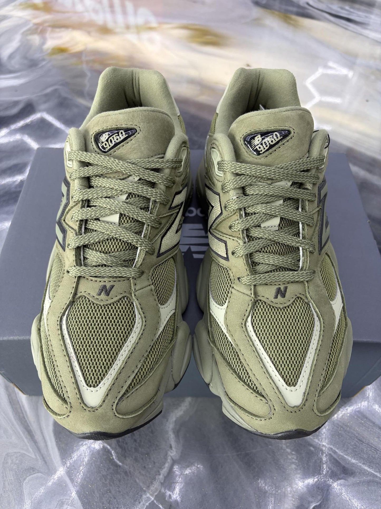 New Balance 9060 "Dark Olivine" Used Size 9