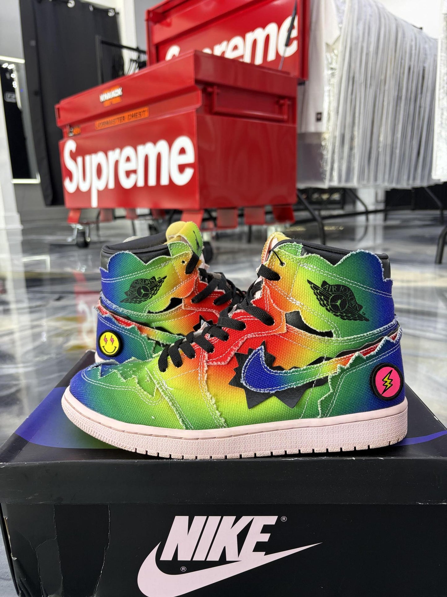 Jordan 1 "J Balvin" Used Size 9