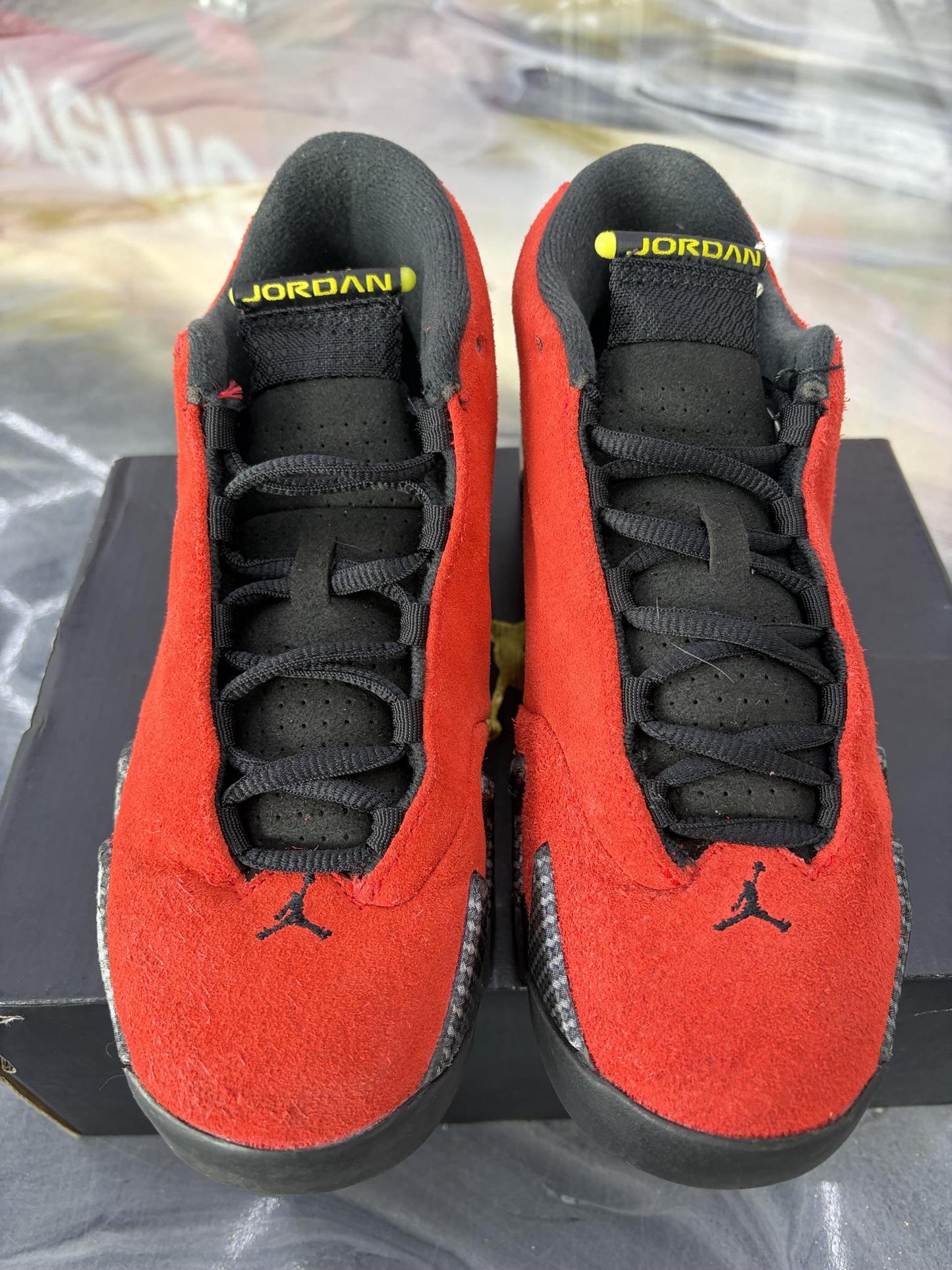 Jordan 14 "Ferrari" Used Size 6Y/7.5W