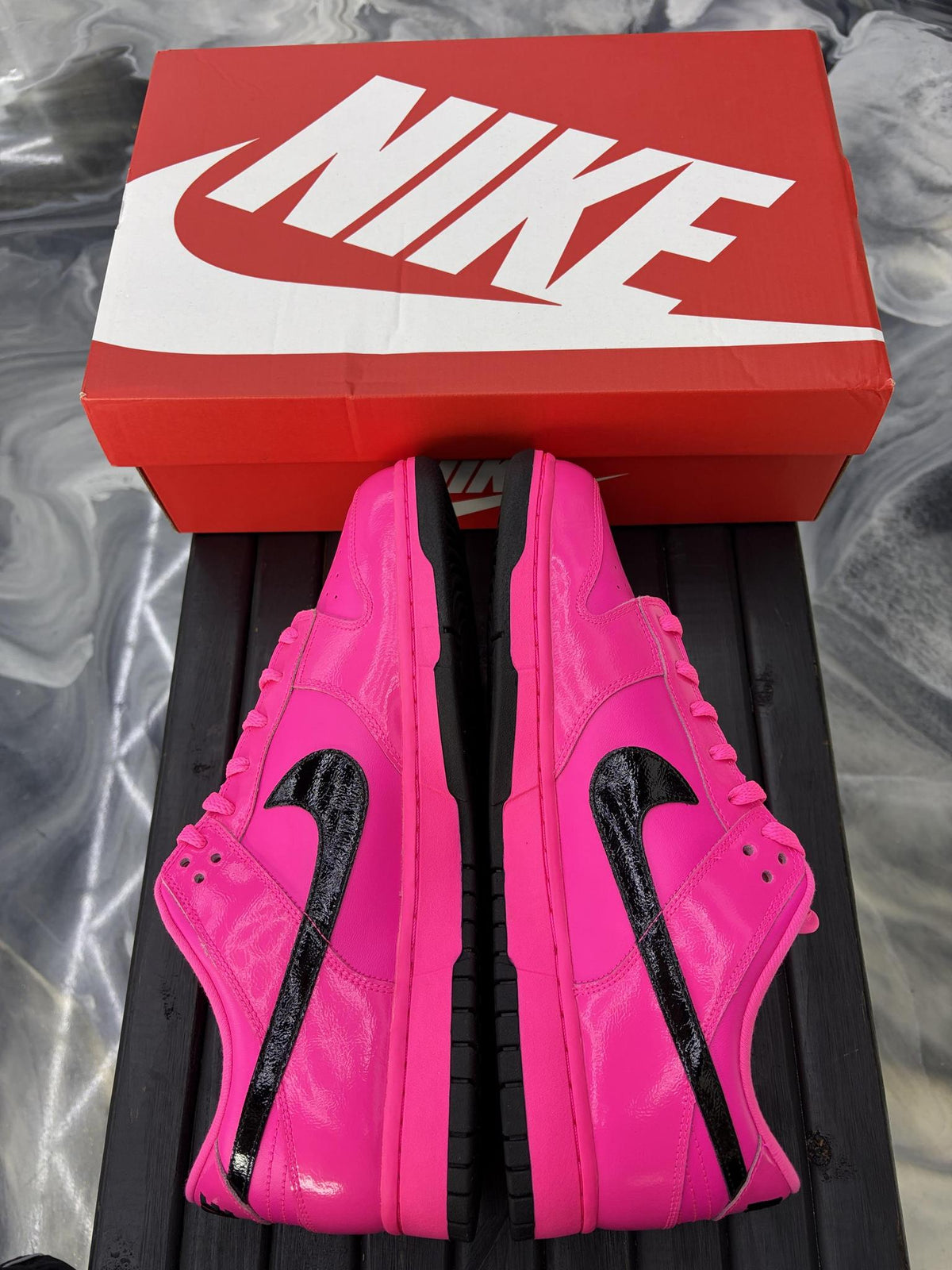 Nike Dunk Low "Pink Blast" Used Size 13