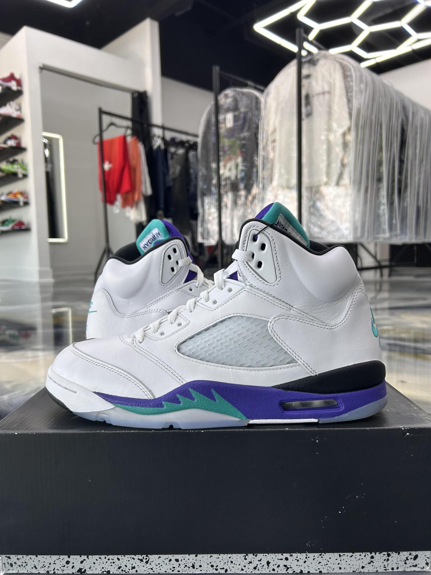 Jordan 5 "Grape" Used Size 12