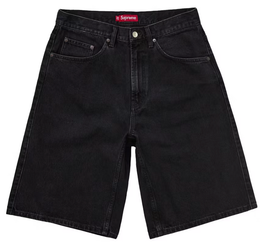 Supreme Baggy Denim Shorts "Black"