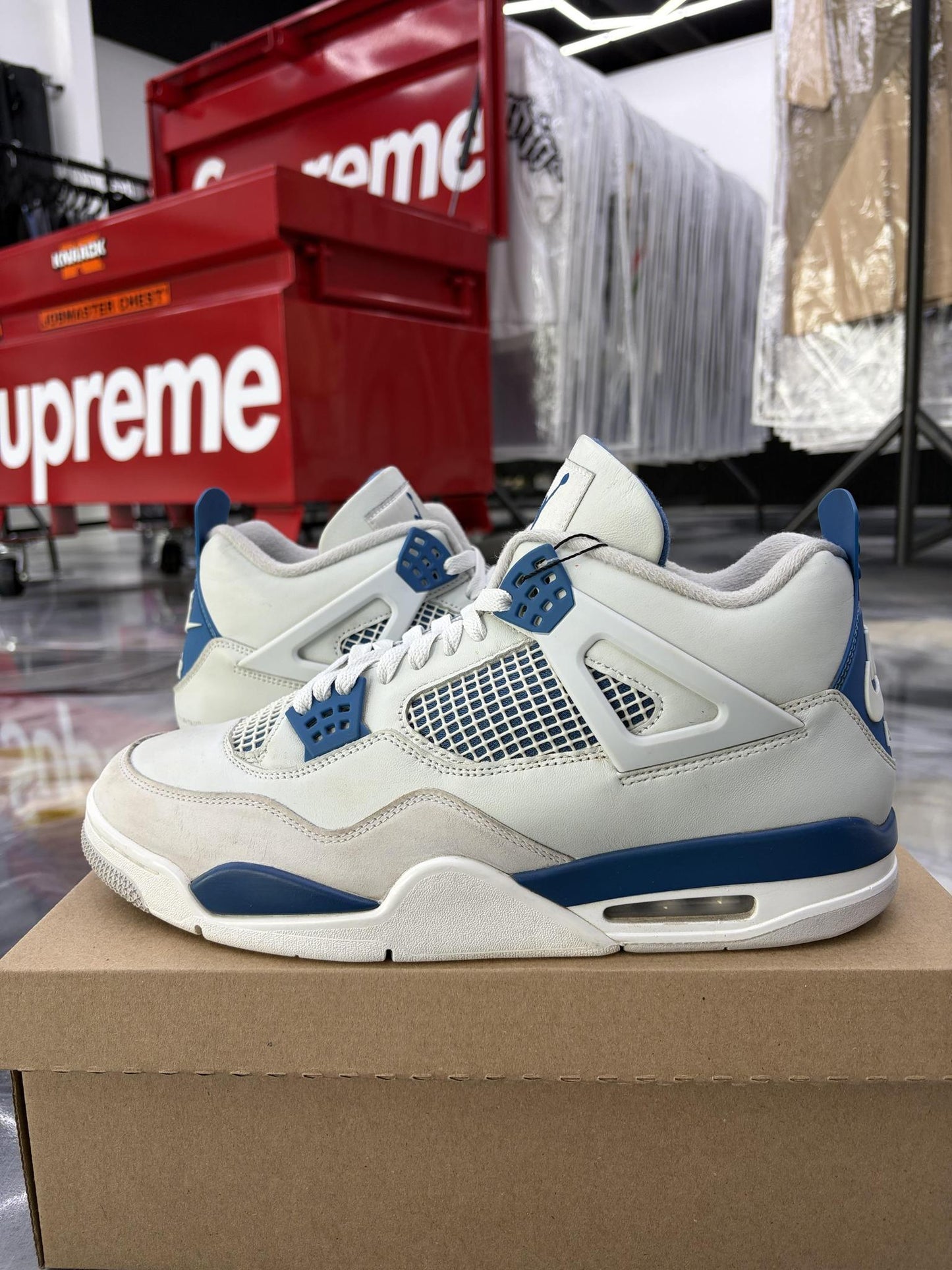 Jordan 4 "Military Blue" Used Size 13