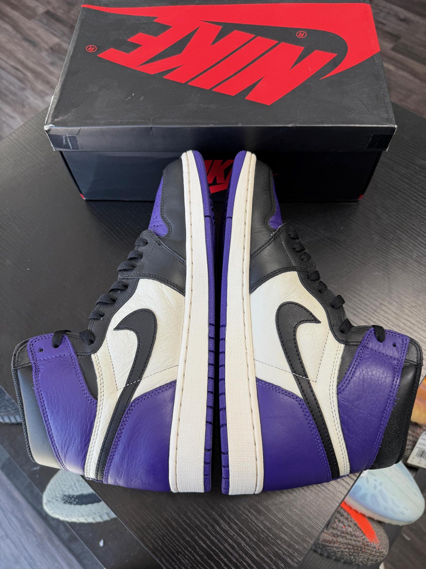 Jordan 1 "Court Purple" Used Size 12