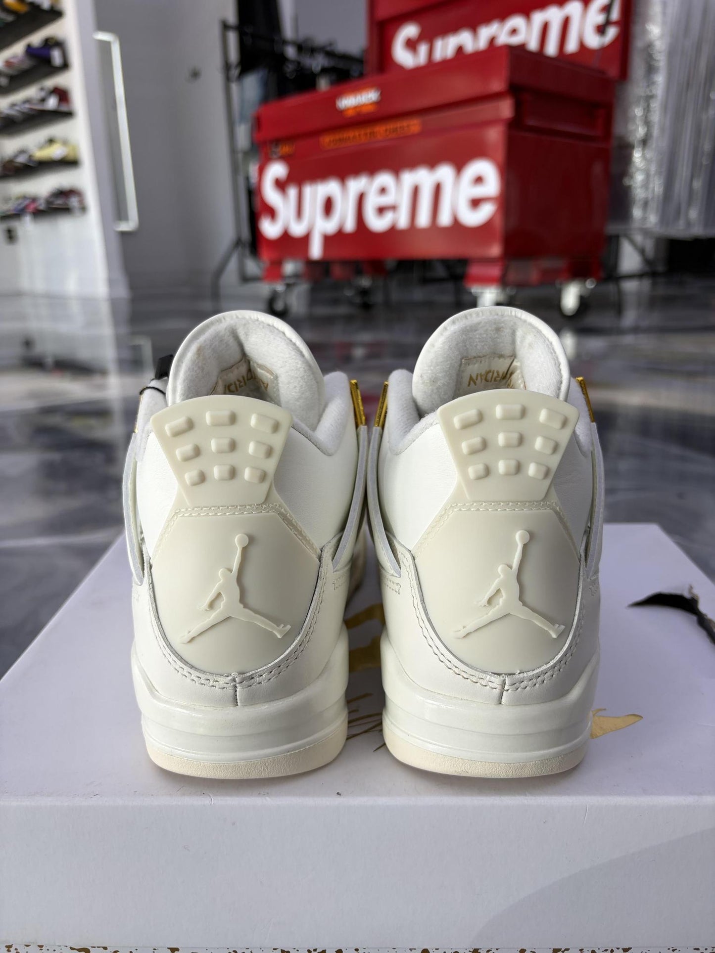 Jordan 4 "Metallic Gold" Used Size 3.5Y/5W