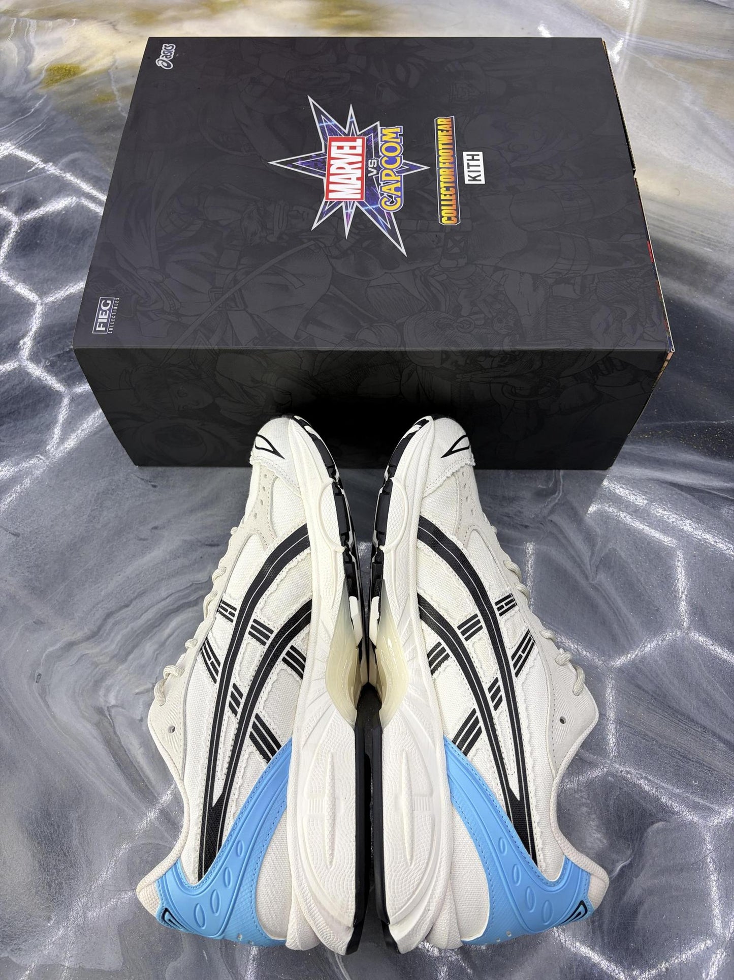 ASICS Gel-Kayano Kith "Marvel vs. Capcom Ryu" Used Size 10.5