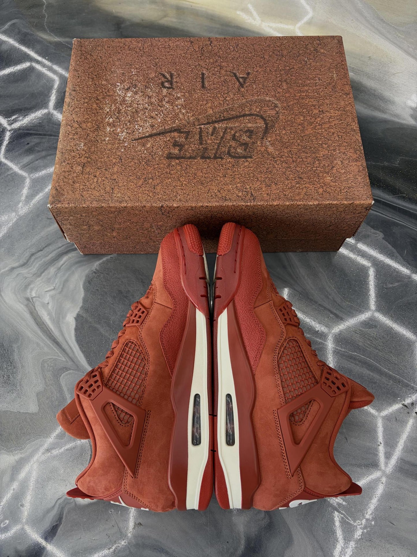 Jordan 4 x Nigel Sylvester "Brick By Brick" Used Size 10.5