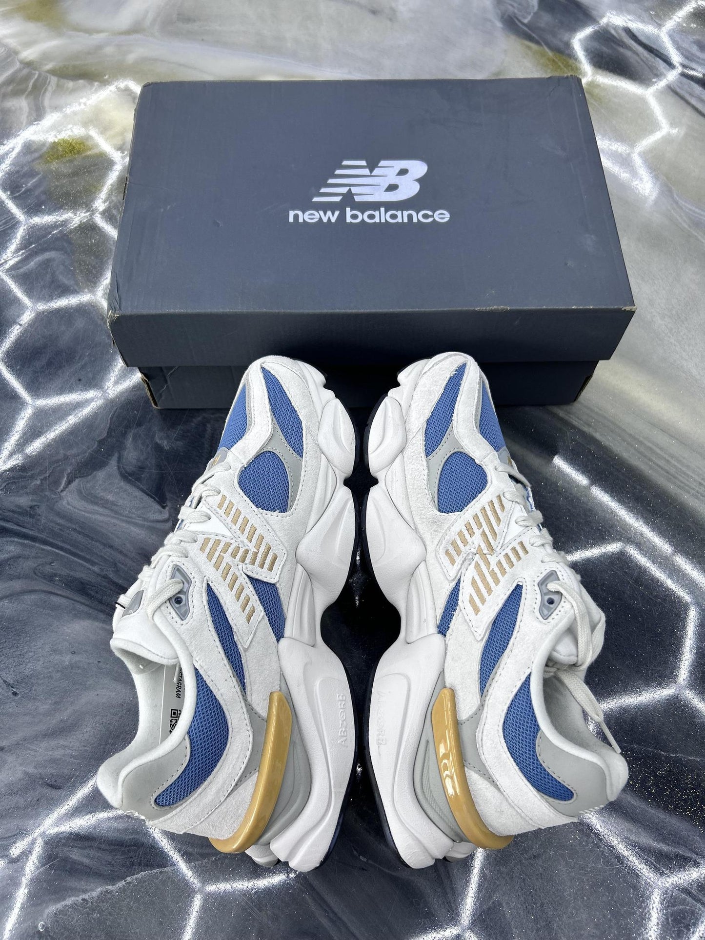 New Balance 9060 "Heron Blue Grey" Used Size 10