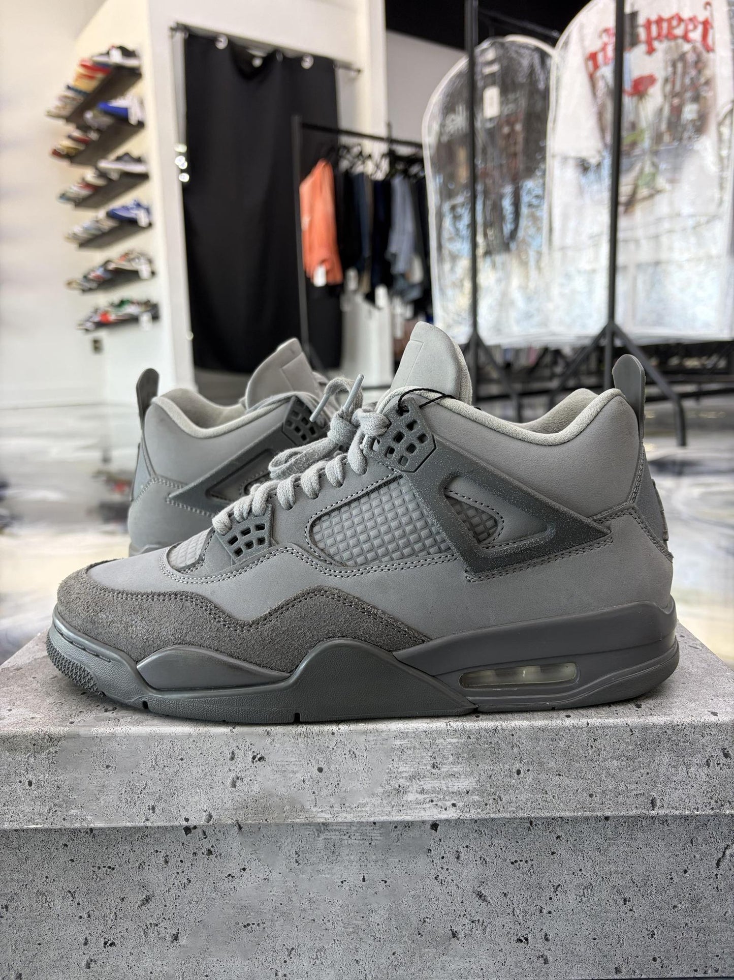 Jordan 4 "Wet Cement" Used Size 10
