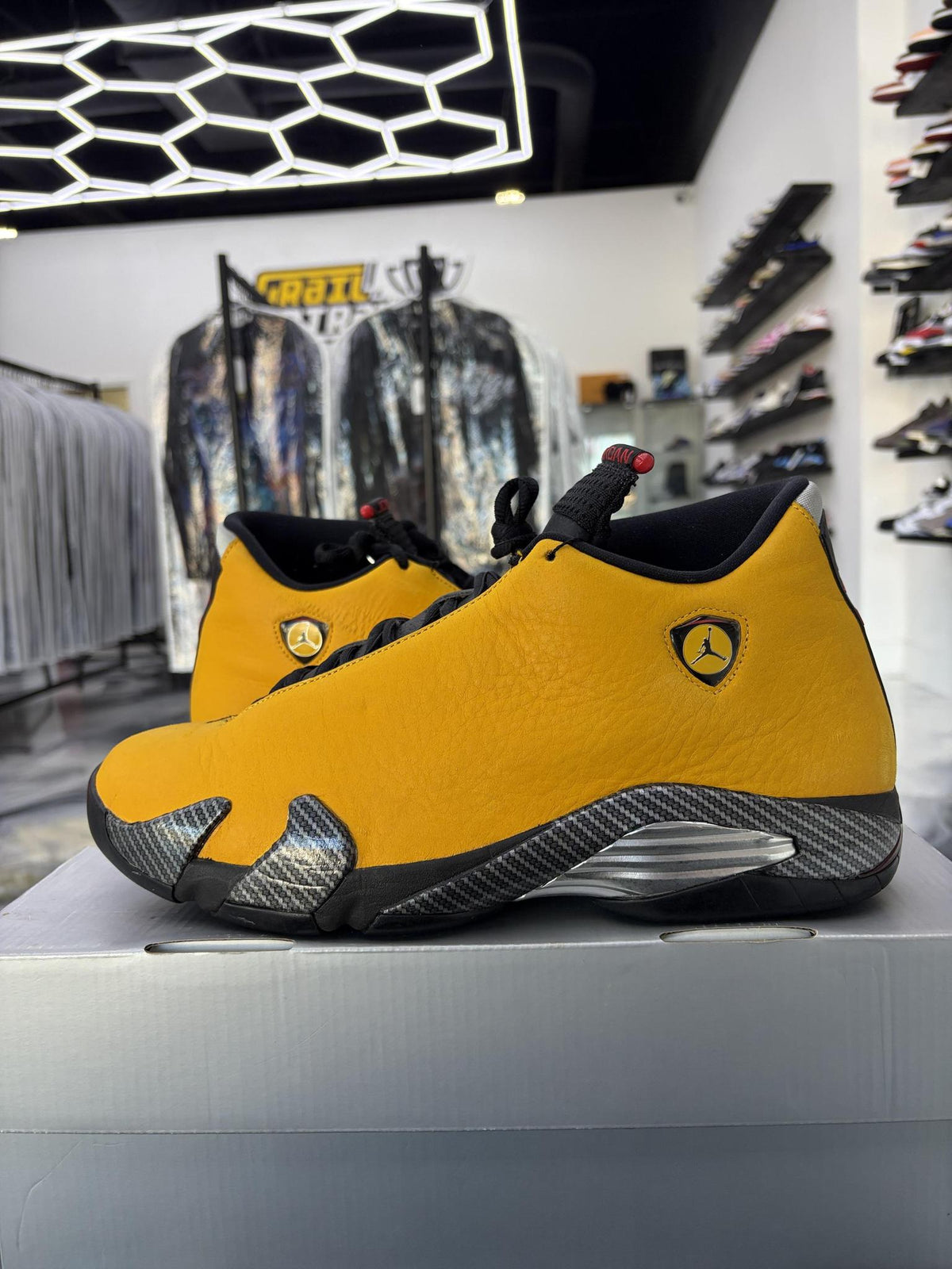 Jordan 14 "Reverse Ferrari" Used Size 11.5